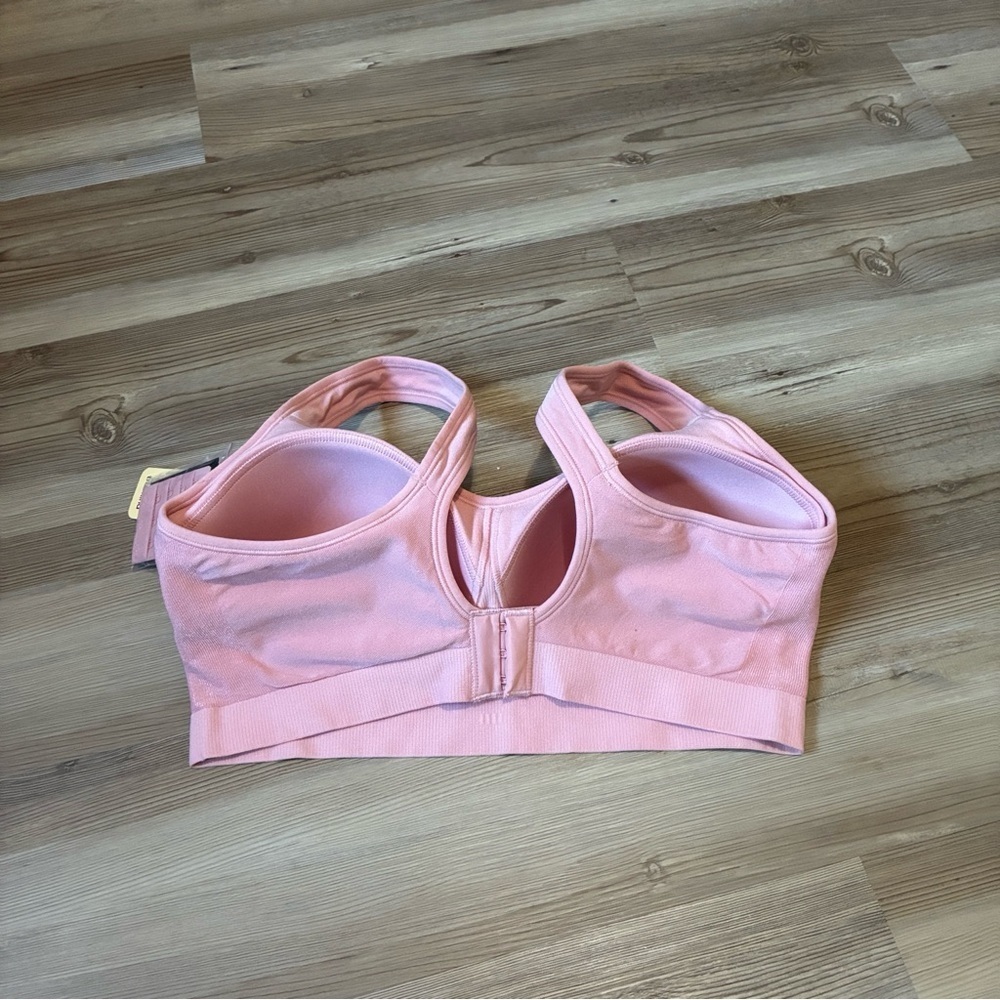 Truekind Daily comfort Wirefree Shaper bra Hook & Eye Rose tan Size XL NEW - Picture 4 of 11